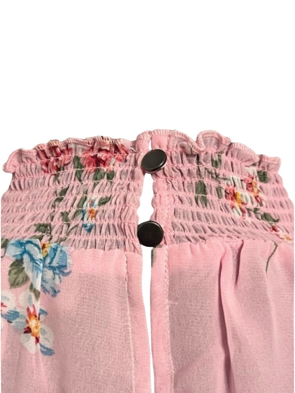 Catherine Malandrino Blouse S Pink Floral - Picture 5 of 6